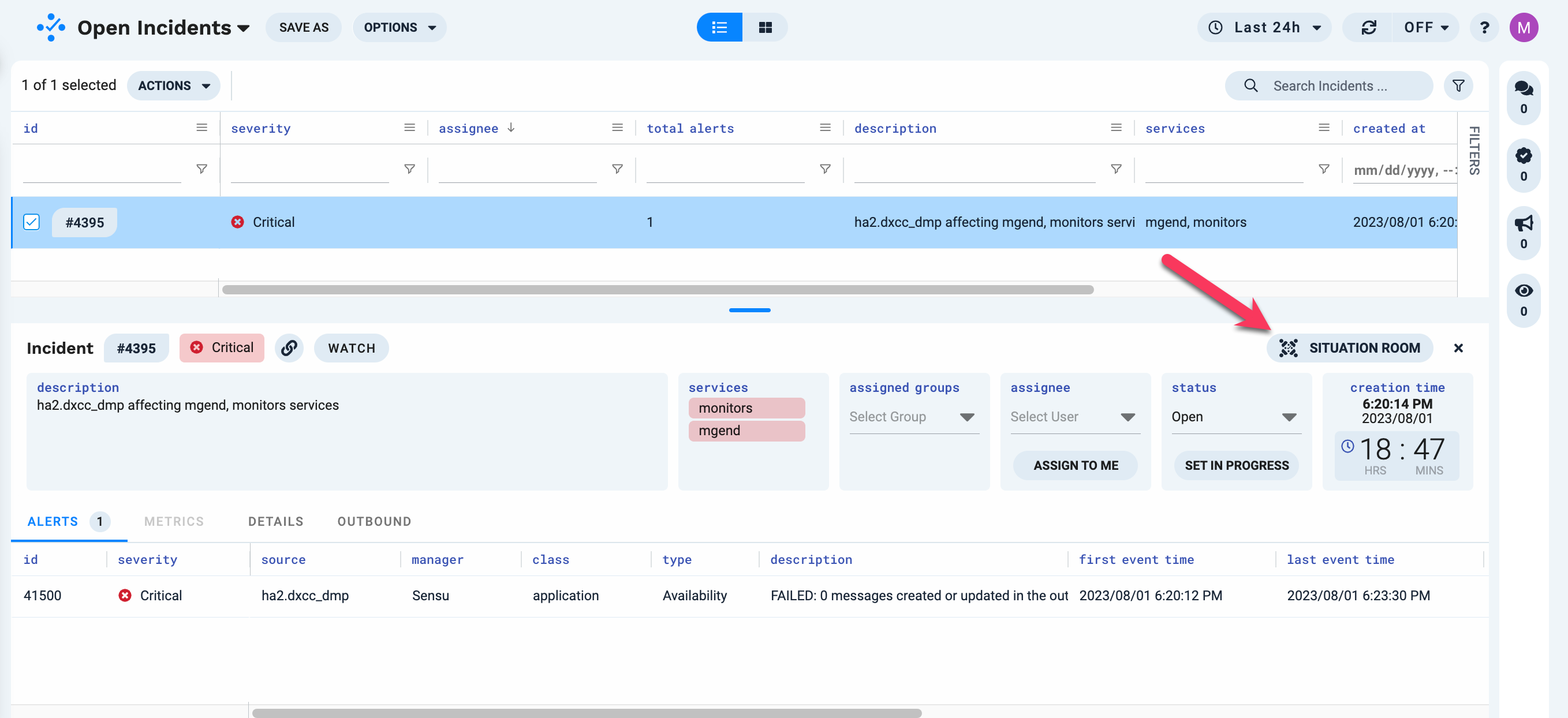 Situation Room overview